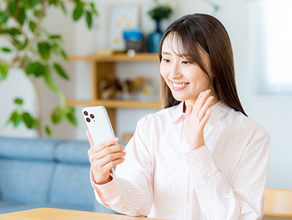 無料オンライン相談の様子