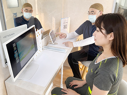 施術プランご提案の様子